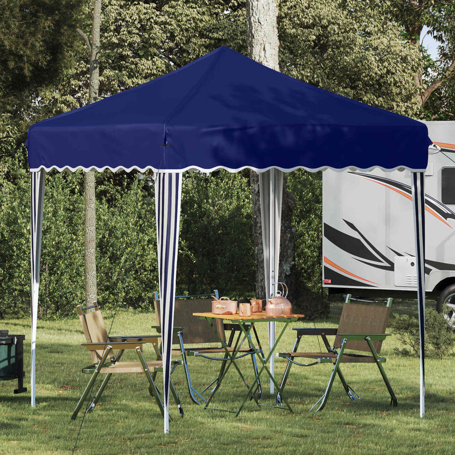 Pop-up Feesttent Blauw 195 x 195 x 245 cm Oxford Stof