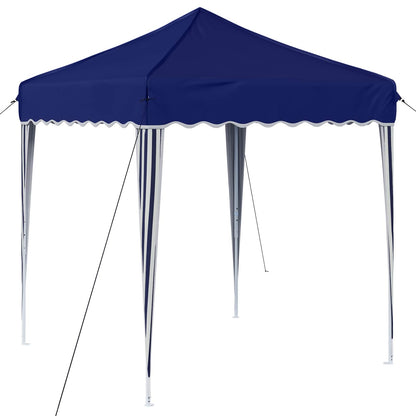 Pop-up Feesttent Blauw 195 x 195 x 245 cm Oxford Stof