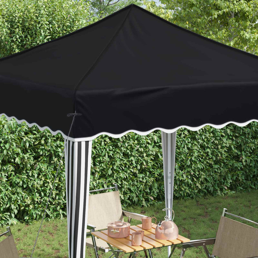 Pop-up Feesttent Antraciet 195 x 195 x 245 cm Oxford Stof