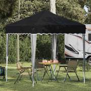 Partytent 195x195x245 cm antraciet Oxford stof