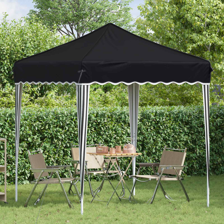 Pop-up Feesttent Antraciet 195 x 195 x 245 cm Oxford Stof