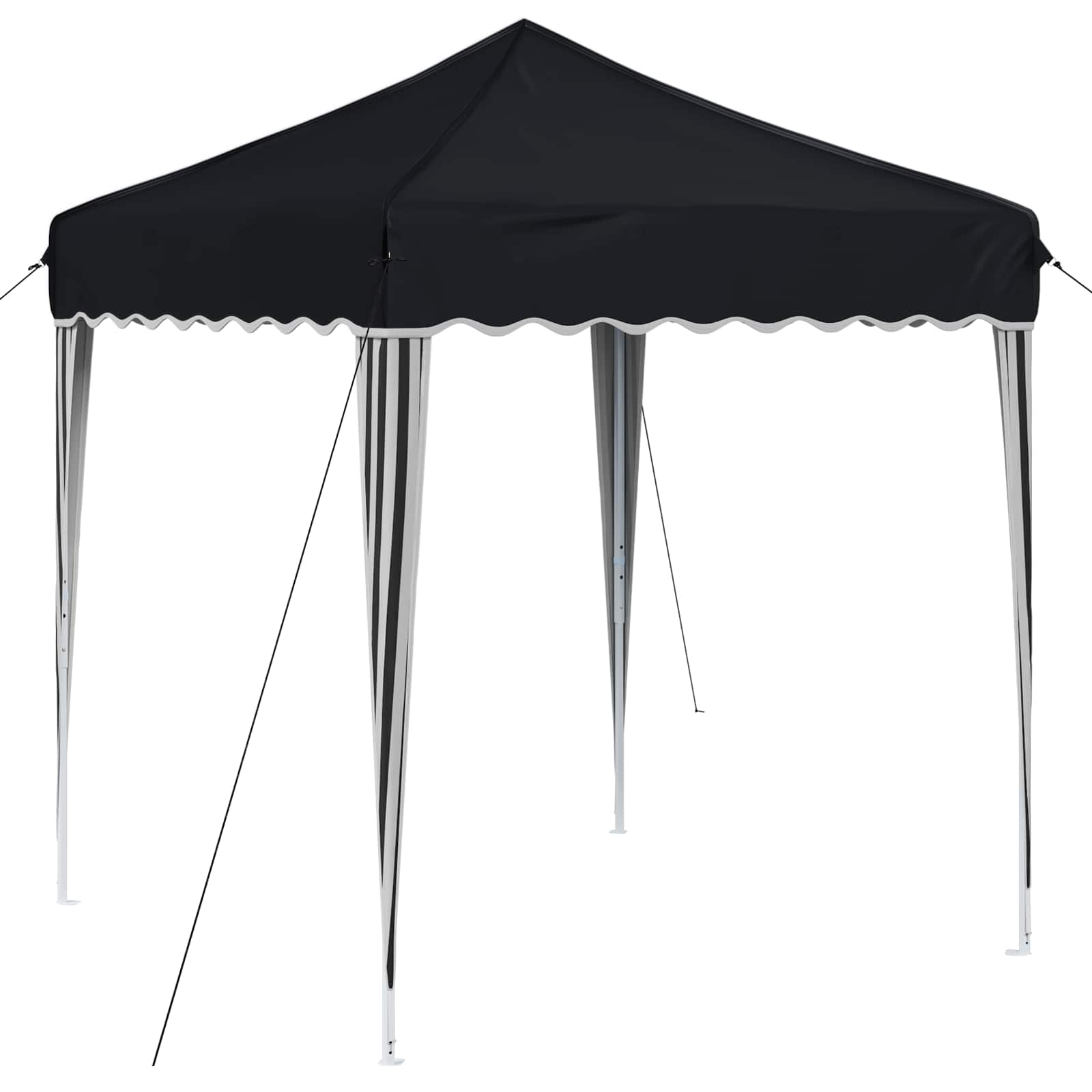 Pop-up Feesttent Antraciet 195 x 195 x 245 cm Oxford Stof