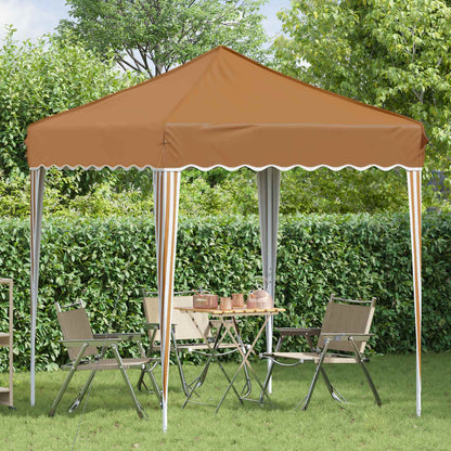 Pop-up Feesttent Beige 195 x 195 x 245 cm Oxford Stof