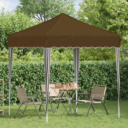 Pop-up Feesttent Taupe 195 x 195 x 245 cm Oxford Stof