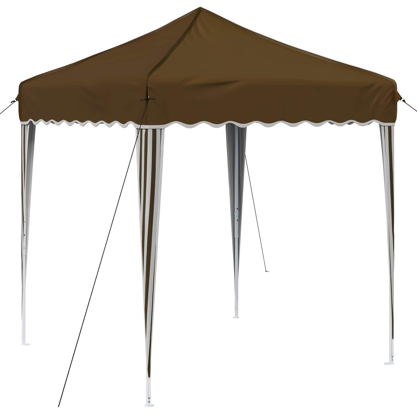 Pop-up Feesttent Taupe 195 x 195 x 245 cm Oxford Stof