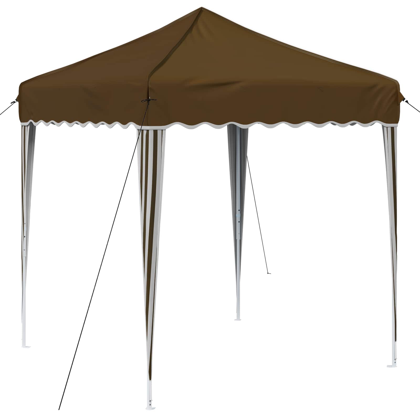 Pop-up Feesttent Taupe 195 x 195 x 245 cm Oxford Stof