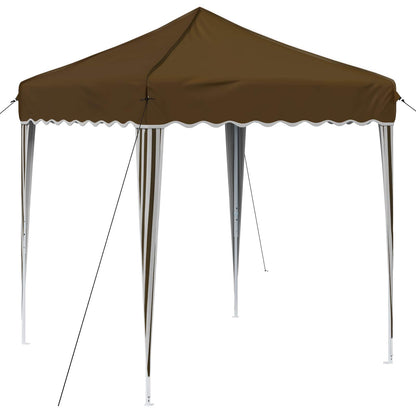 Pop-up Feesttent Taupe 195 x 195 x 245 cm Oxford Stof