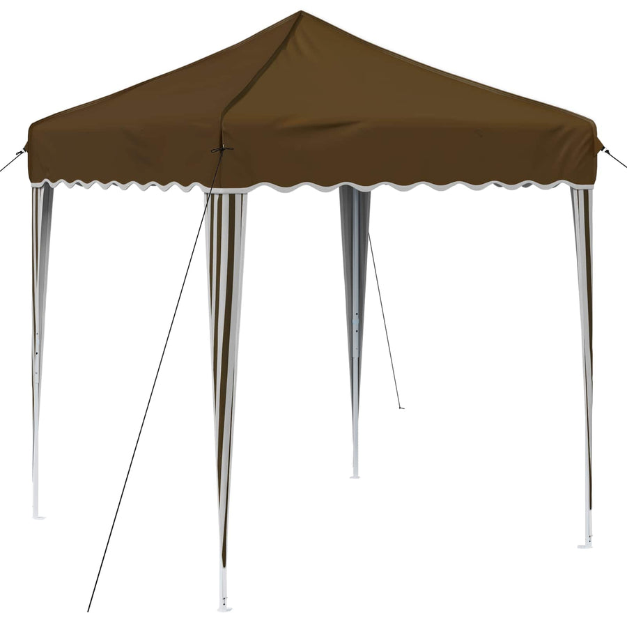 Pop-up Feesttent Taupe 195 x 195 x 245 cm Oxford Stof