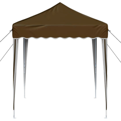Pop-up Feesttent Taupe 195 x 195 x 245 cm Oxford Stof