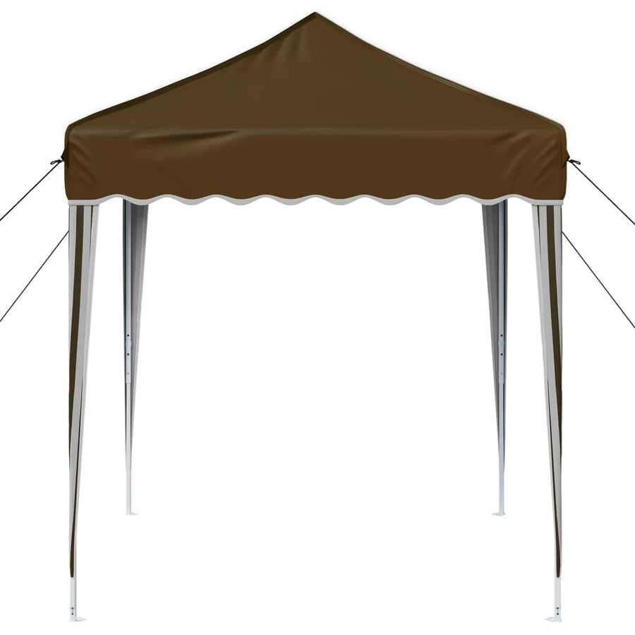 Pop-up Feesttent Taupe 195 x 195 x 245 cm Oxford Stof