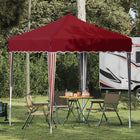Pop-up Party Tent Burgundy 195 x 195 x 245 cm Oxford Fabric
