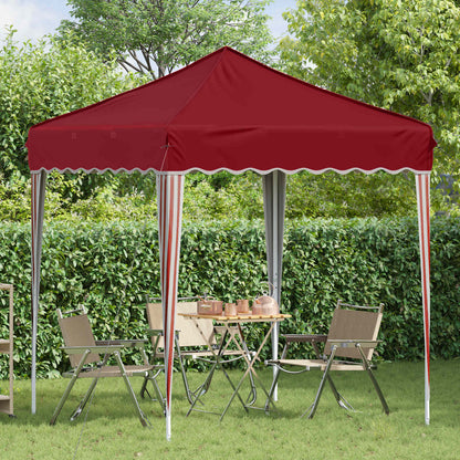 Pop-up Feesttent Bordeauxrood 195 x 195 x 245 cm Oxford Stof