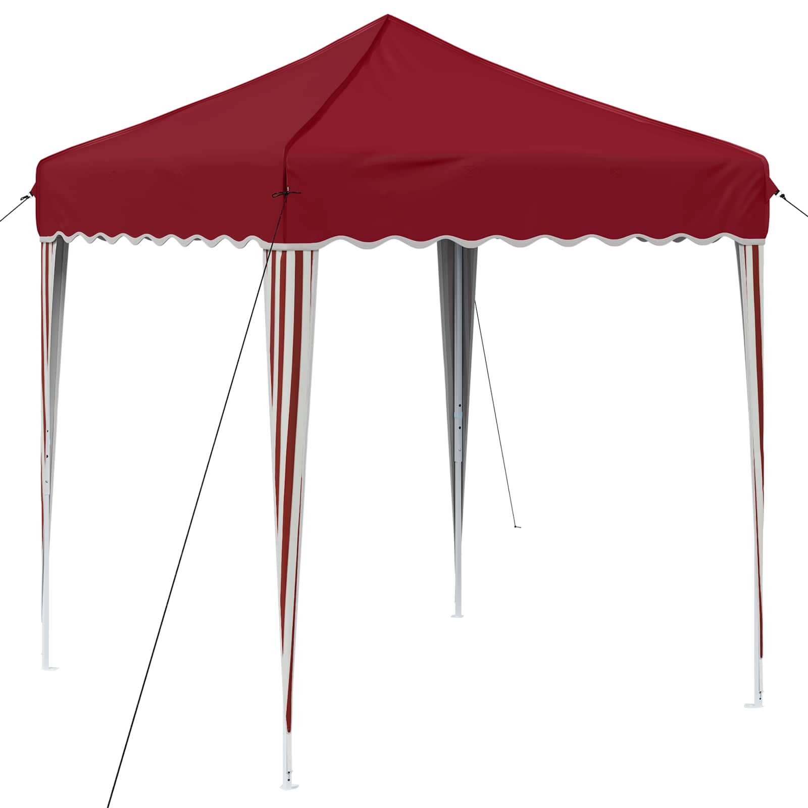 Pop-up Feesttent Bordeauxrood 195 x 195 x 245 cm Oxford Stof