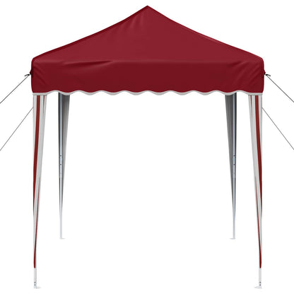 Pop-up Feesttent Bordeauxrood 195 x 195 x 245 cm Oxford Stof