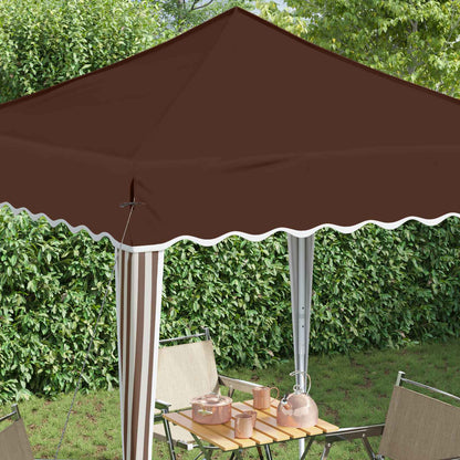 Pop-up Feesttent Bruin 195 x 195 x 245 cm