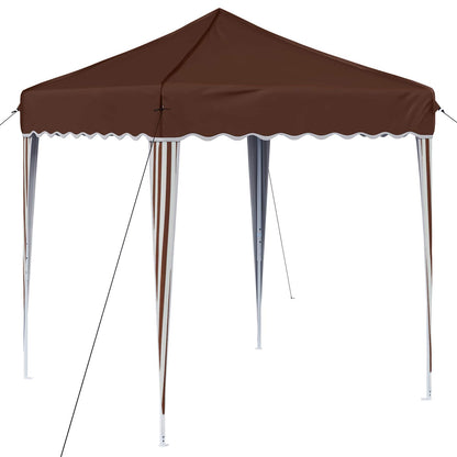 Pop-up Feesttent Bruin 195 x 195 x 245 cm