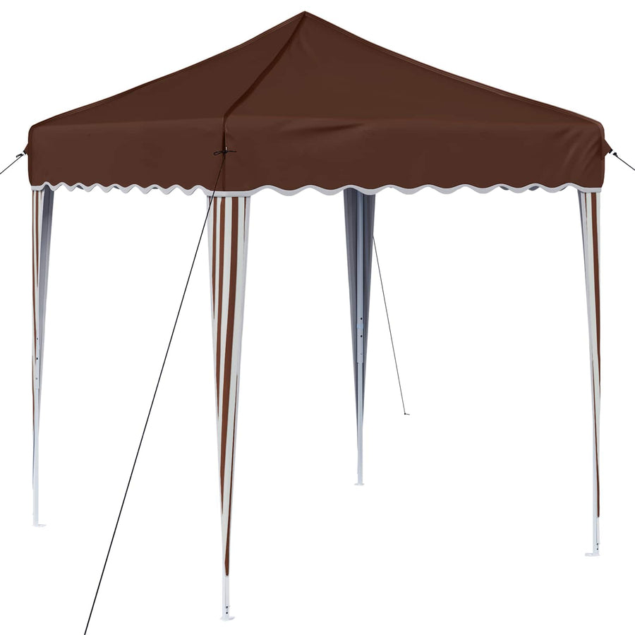 Pop-up Feesttent Bruin 195 x 195 x 245 cm