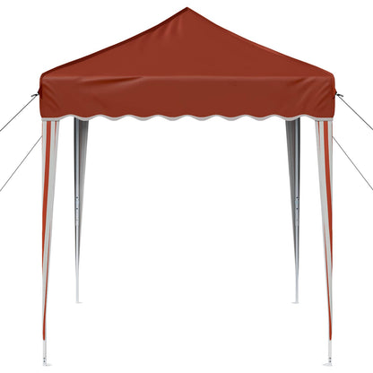 Pop-up Feesttent Terracotta 195 x 195 x 245 cm Oxford Stof