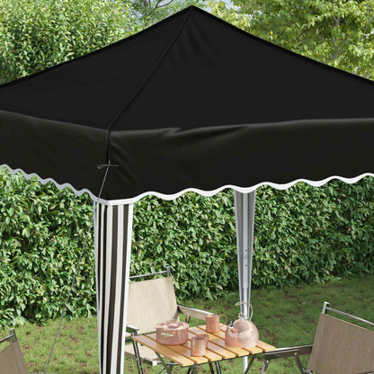 Pop-up Feesttent Zwart 195 x 195 x 245 cm Oxford Stof