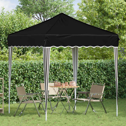 Pop-up Feesttent Zwart 195 x 195 x 245 cm Oxford Stof