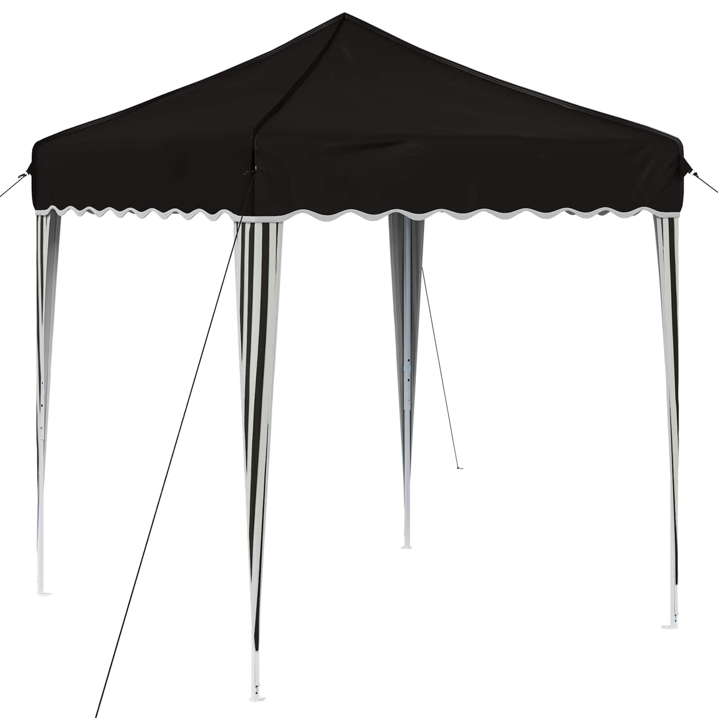 Pop-up Feesttent Zwart 195 x 195 x 245 cm Oxford Stof