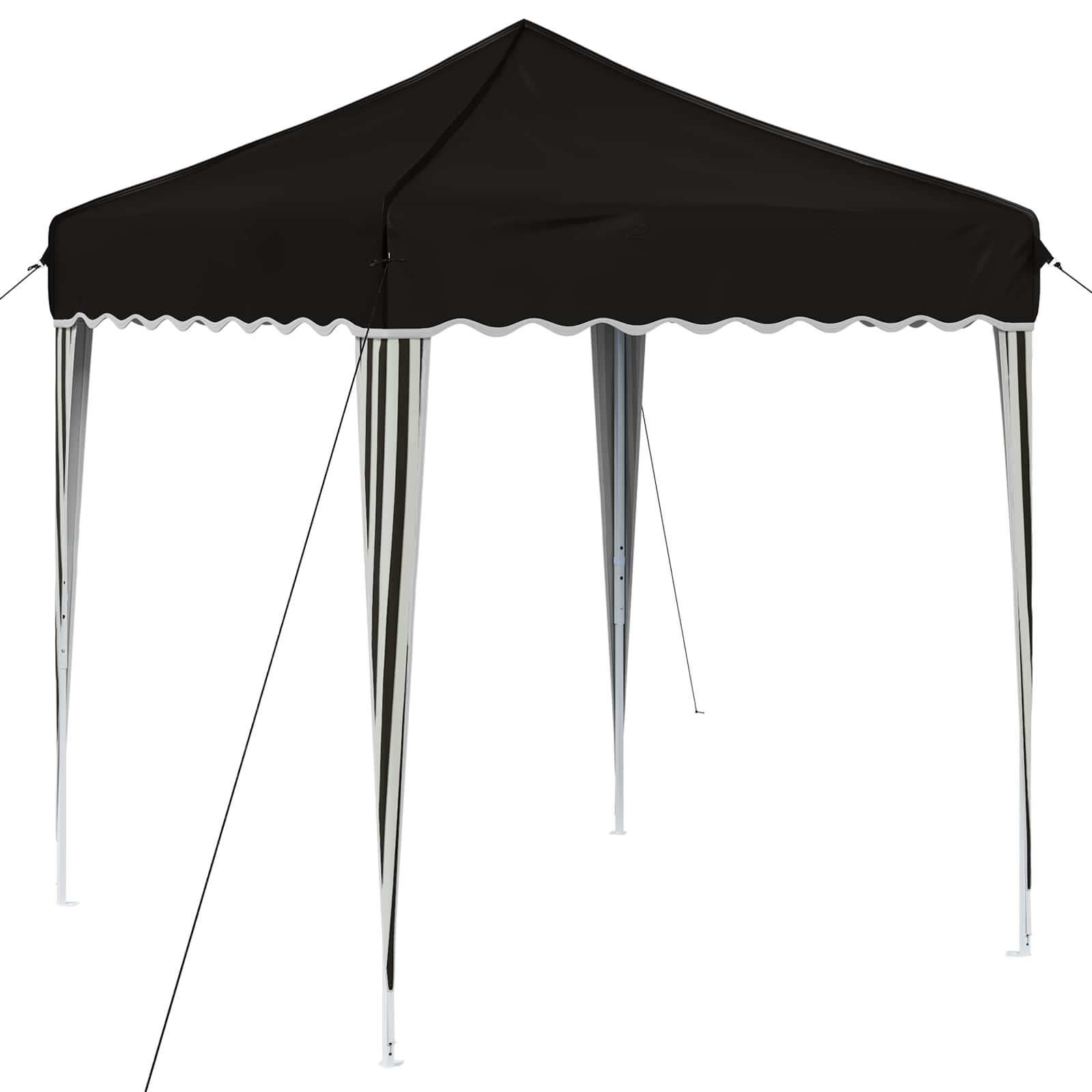 Pop-up Feesttent Zwart 195 x 195 x 245 cm Oxford Stof