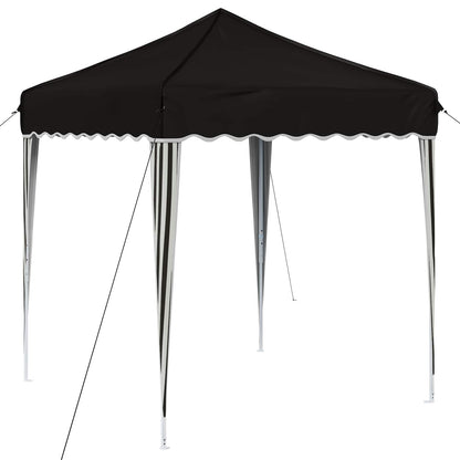 Pop-up Feesttent Zwart 195 x 195 x 245 cm Oxford Stof