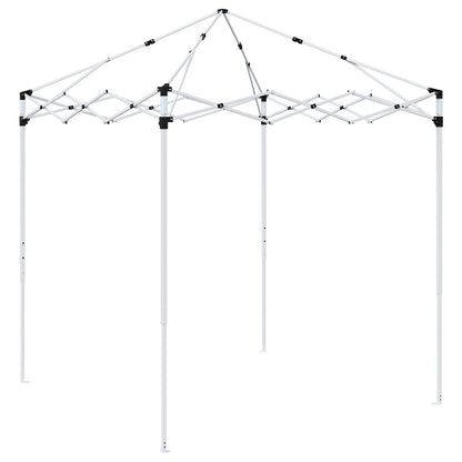 Pop-up Feesttent Zwart 195 x 195 x 245 cm Oxford Stof