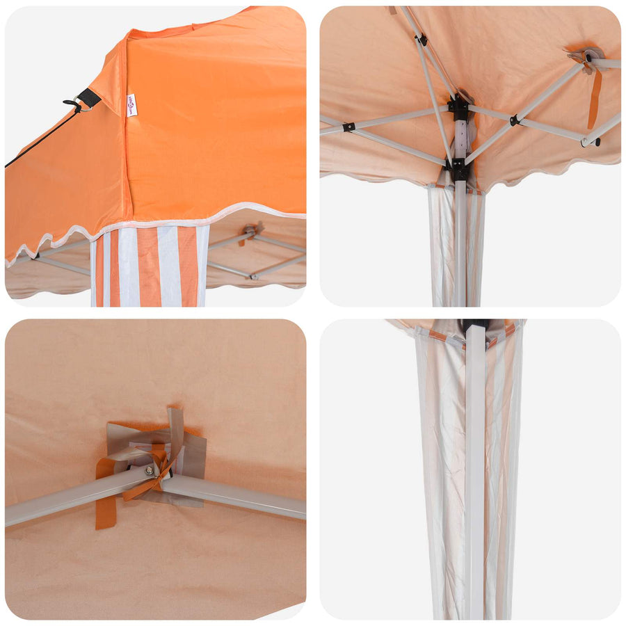 Pop-up Feesttent Oranje 195 x 195 x 245 cm Oxford Stof