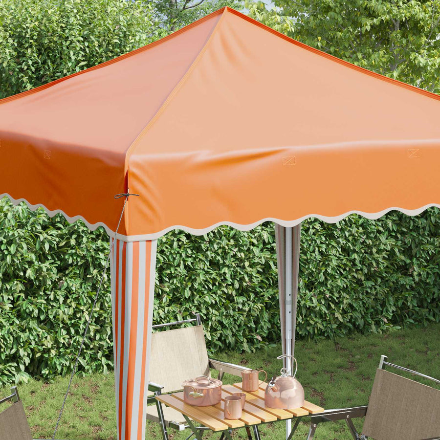 Pop-up Feesttent Oranje 195 x 195 x 245 cm Oxford Stof