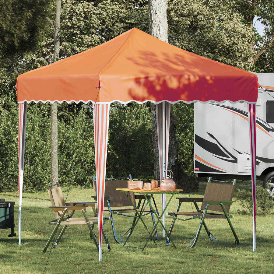Pop-up Feesttent Oranje 195 x 195 x 245 cm Oxford Stof