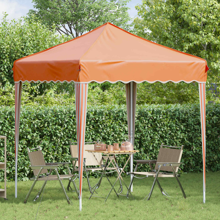 Pop-up Feesttent Oranje 195 x 195 x 245 cm Oxford Stof