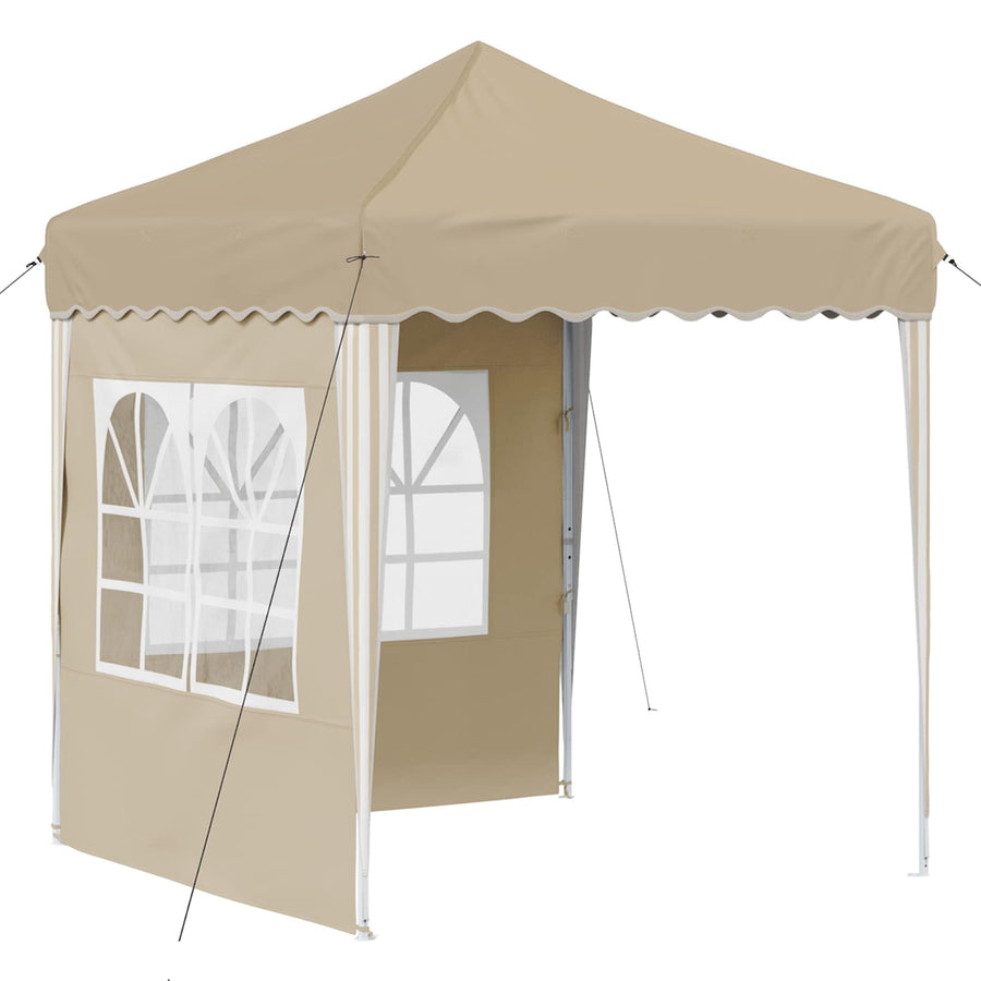 Pop-up Feesttent Crème 195 x 195 x 245 cm Oxford Stof