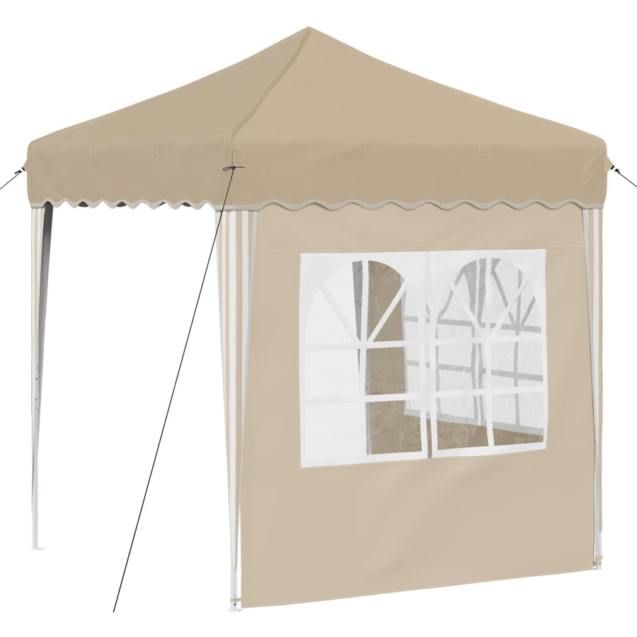 Pop-up Feesttent Crème 195 x 195 x 245 cm Oxford Stof