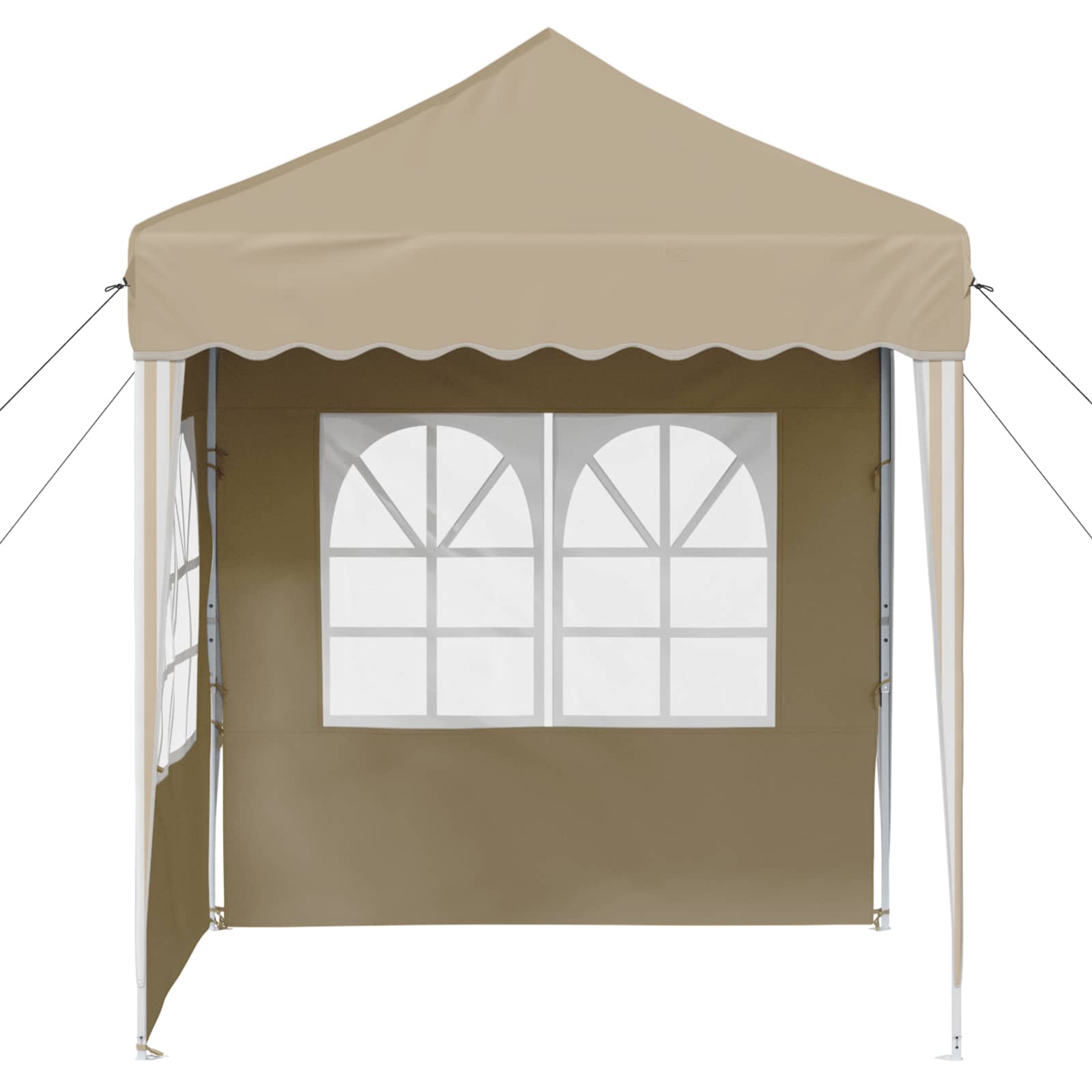 Pop-up Feesttent Crème 195 x 195 x 245 cm Oxford Stof