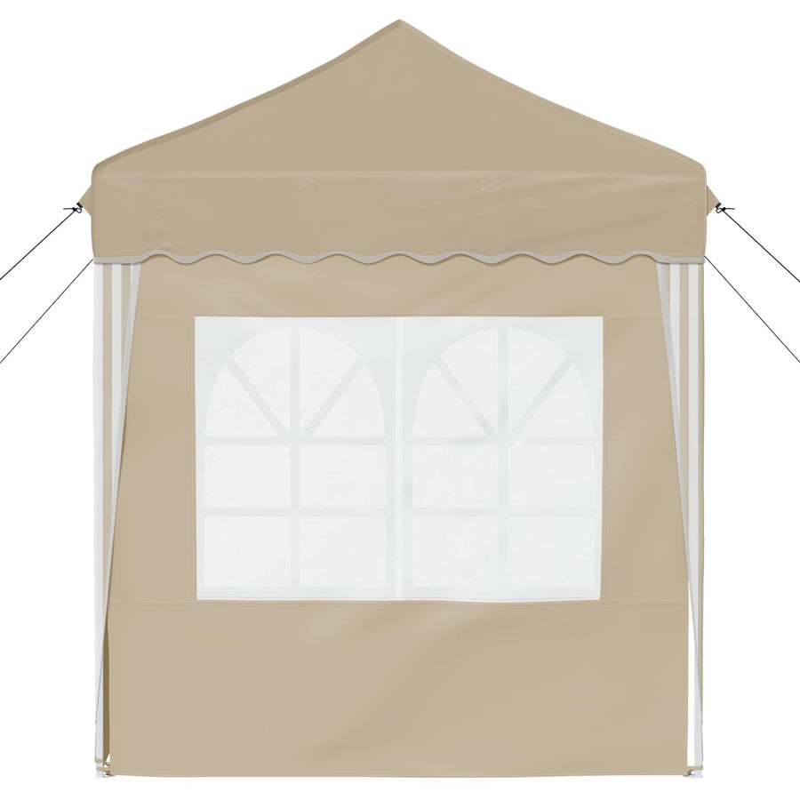 Pop-up Feesttent Crème 195 x 195 x 245 cm Oxford Stof