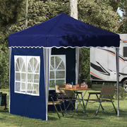 Partytent 195x195x245 cm blauw Oxford stof
