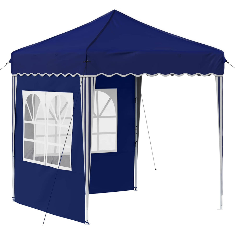 Pop-up Feesttent Blauw 195 x 195 x 245 cm Oxford Stof