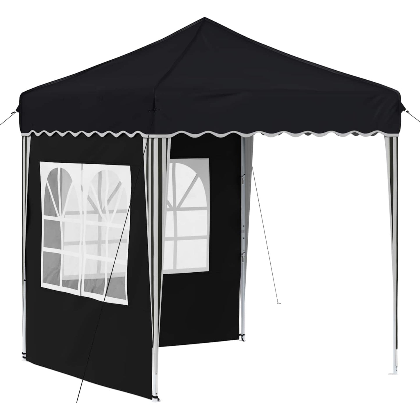 Pop-up Feesttent Antraciet 195 x 195 x 245 cm Oxford Stof