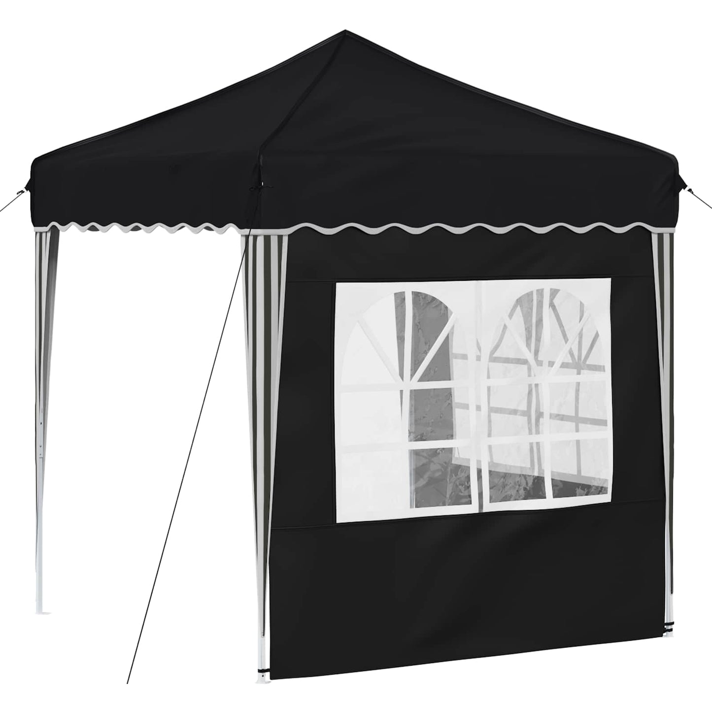 Pop-up Feesttent Antraciet 195 x 195 x 245 cm Oxford Stof