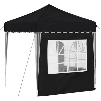Pop-up Feesttent Antraciet 195 x 195 x 245 cm Oxford Stof