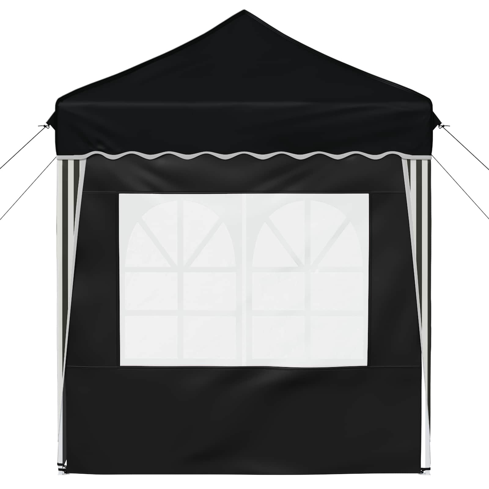 Pop-up Feesttent Antraciet 195 x 195 x 245 cm Oxford Stof
