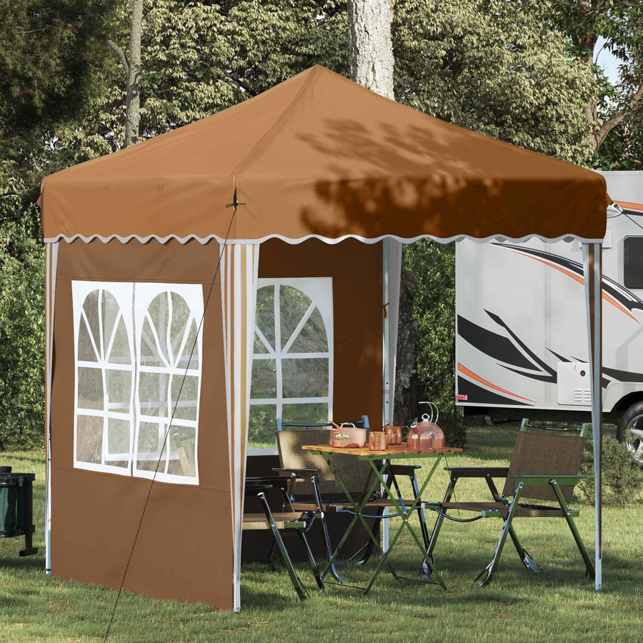 Pop-up Feesttent Beige 195 x 195 x 245 cm Oxford Stof