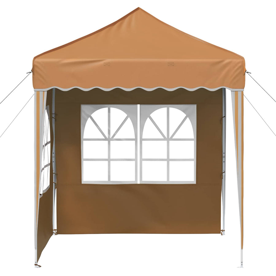Pop-up Feesttent Beige 195 x 195 x 245 cm Oxford Stof