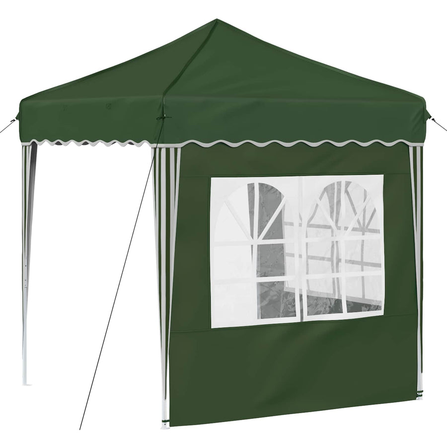 Pop-up Feesttent Groen 195 x 195 x 245 cm Oxford Stof