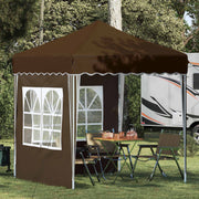 Partytent 195x195x245 cm taupe Oxford stof