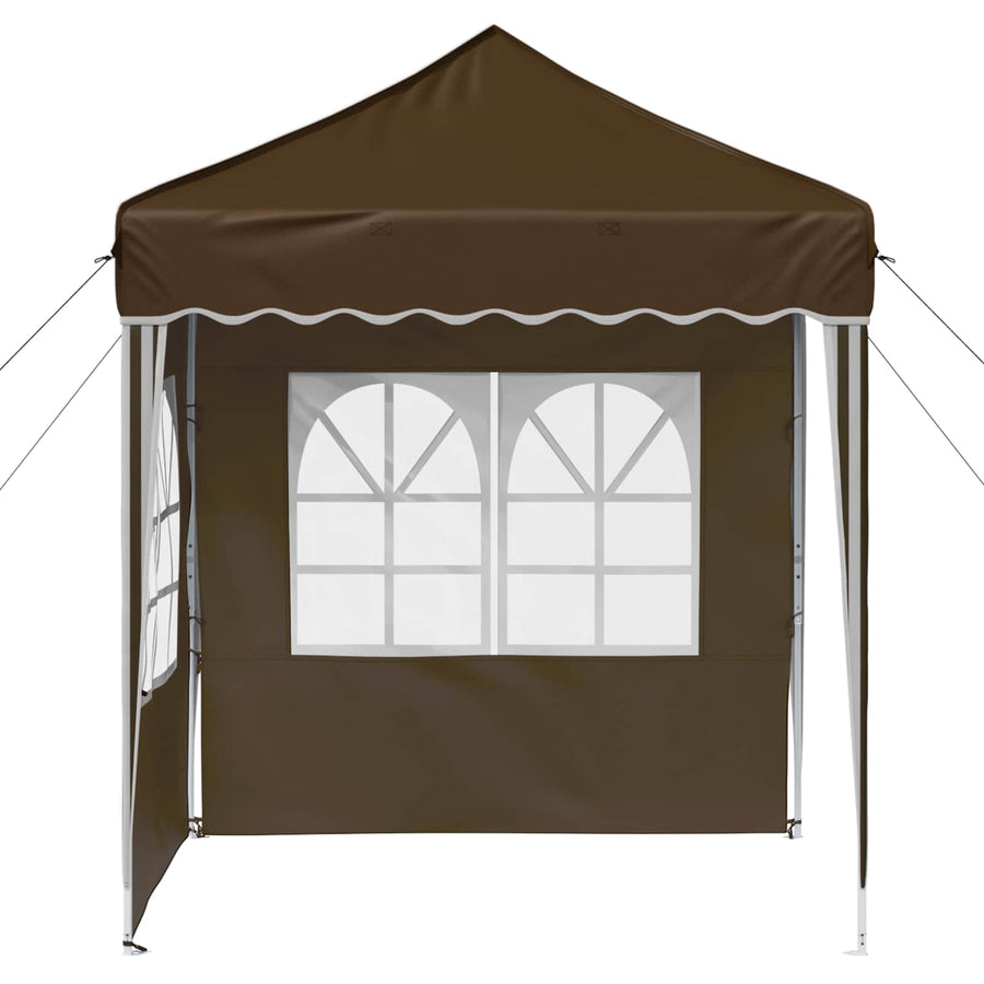 Pop-up Feesttent Taupe 195 x 195 x 245 cm Oxford Stof