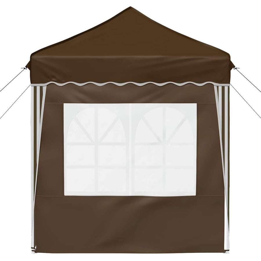 Pop-up Feesttent Taupe 195 x 195 x 245 cm Oxford Stof