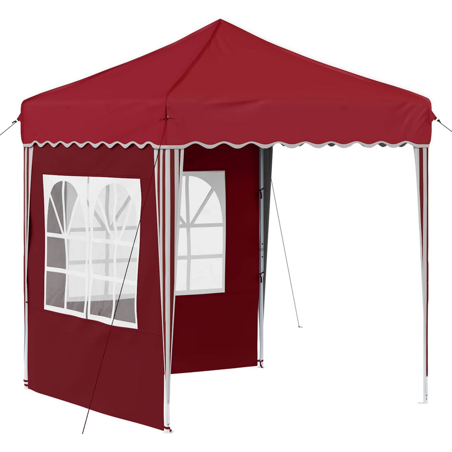 Pop-up Feesttent Bordeauxrood 195 x 195 x 245 cm