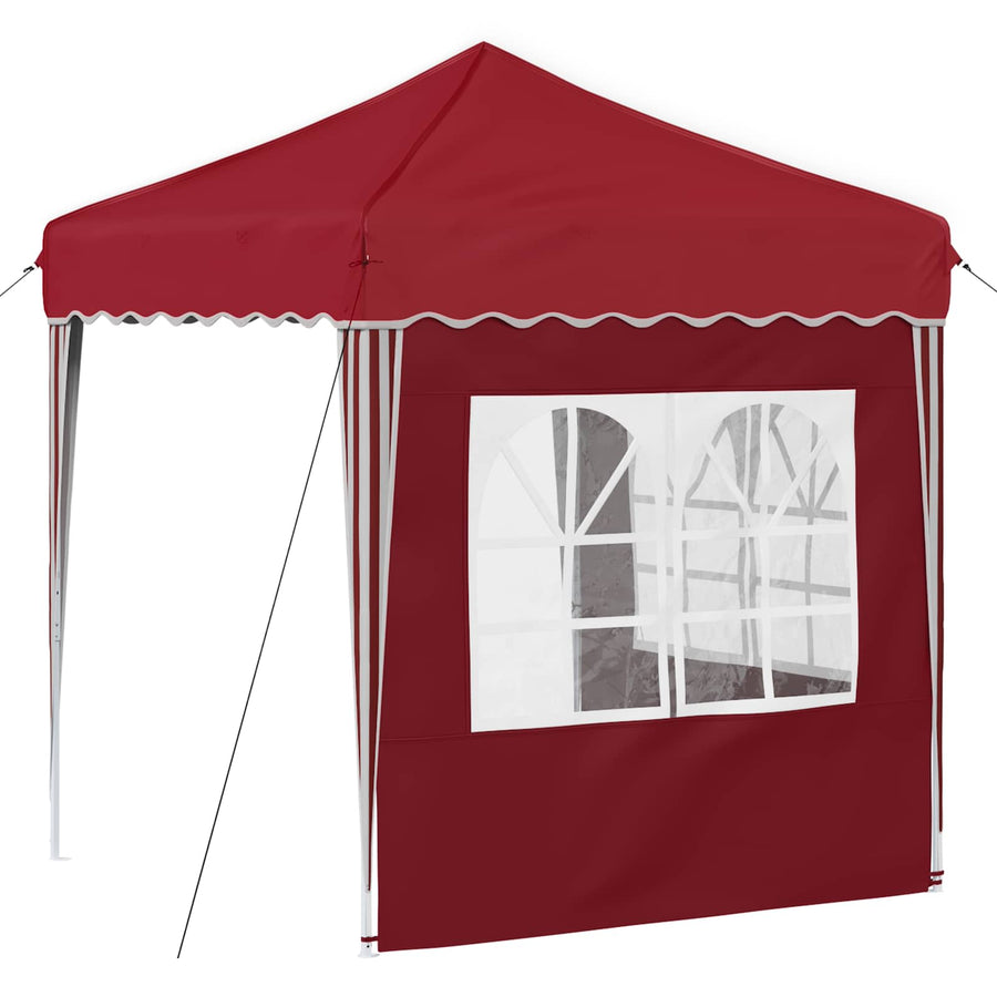 Pop-up Feesttent Bordeauxrood 195 x 195 x 245 cm